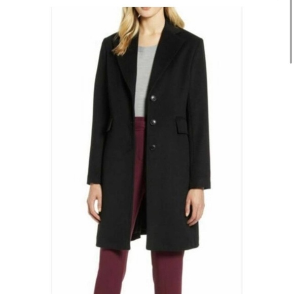 Halogen Single Breasted Topper Pea Coat Black Size 22w - Picture 3 of 9